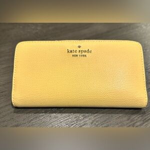 Kate Spade Slim Bifold Wallet - Yellow